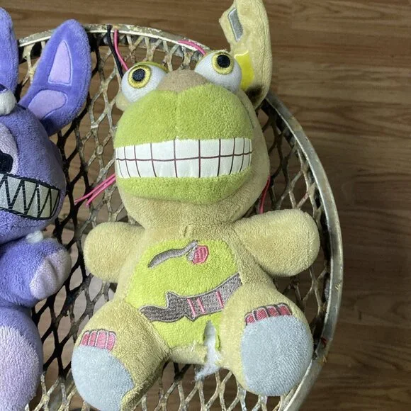 Five Nights At Freddy’s Nightmare Bonnie 2017 Plush Fnaf Springtrap Lot Rips See